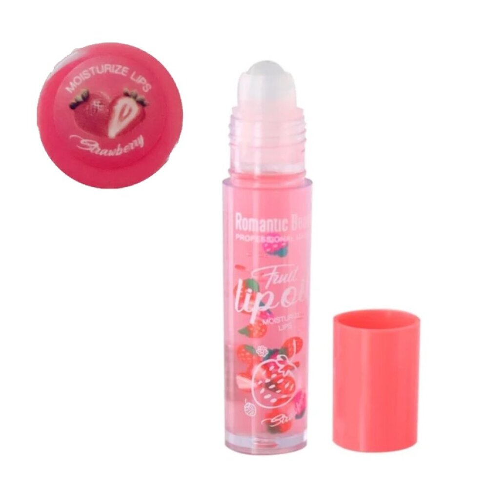 🍭7/$15 Romantic Beauty Fruity Lip Oil Strawberry